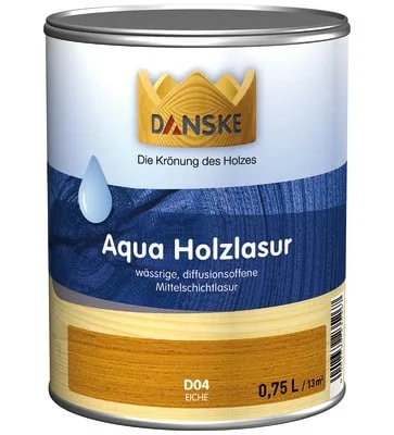 danske Aqua Holzlasur 0,75l